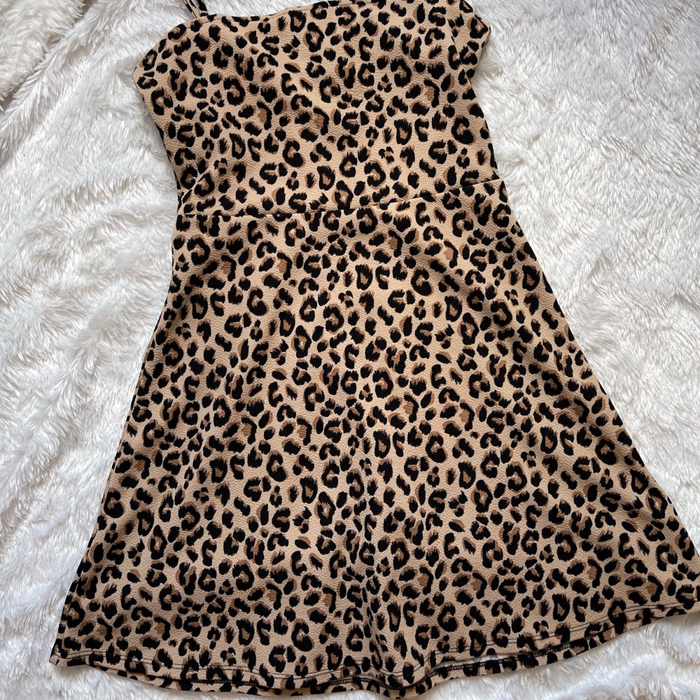 Leopard Print Dress - Baby Doll